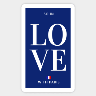 So in love with Paris Sticker